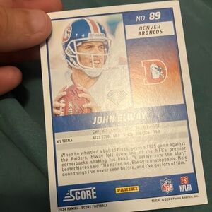 John Elway Denver Broncos Football Card